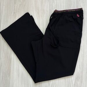 Heart Soul black scrub pants